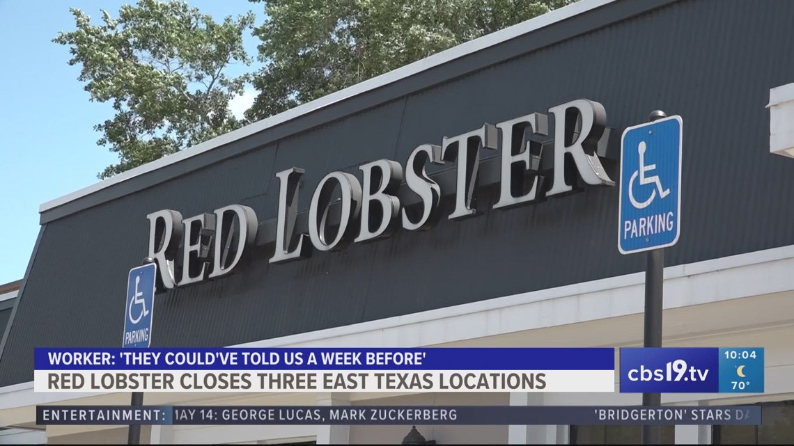 East Texas Red Lobster employee reacts to abrupt closure | cbs19.tv