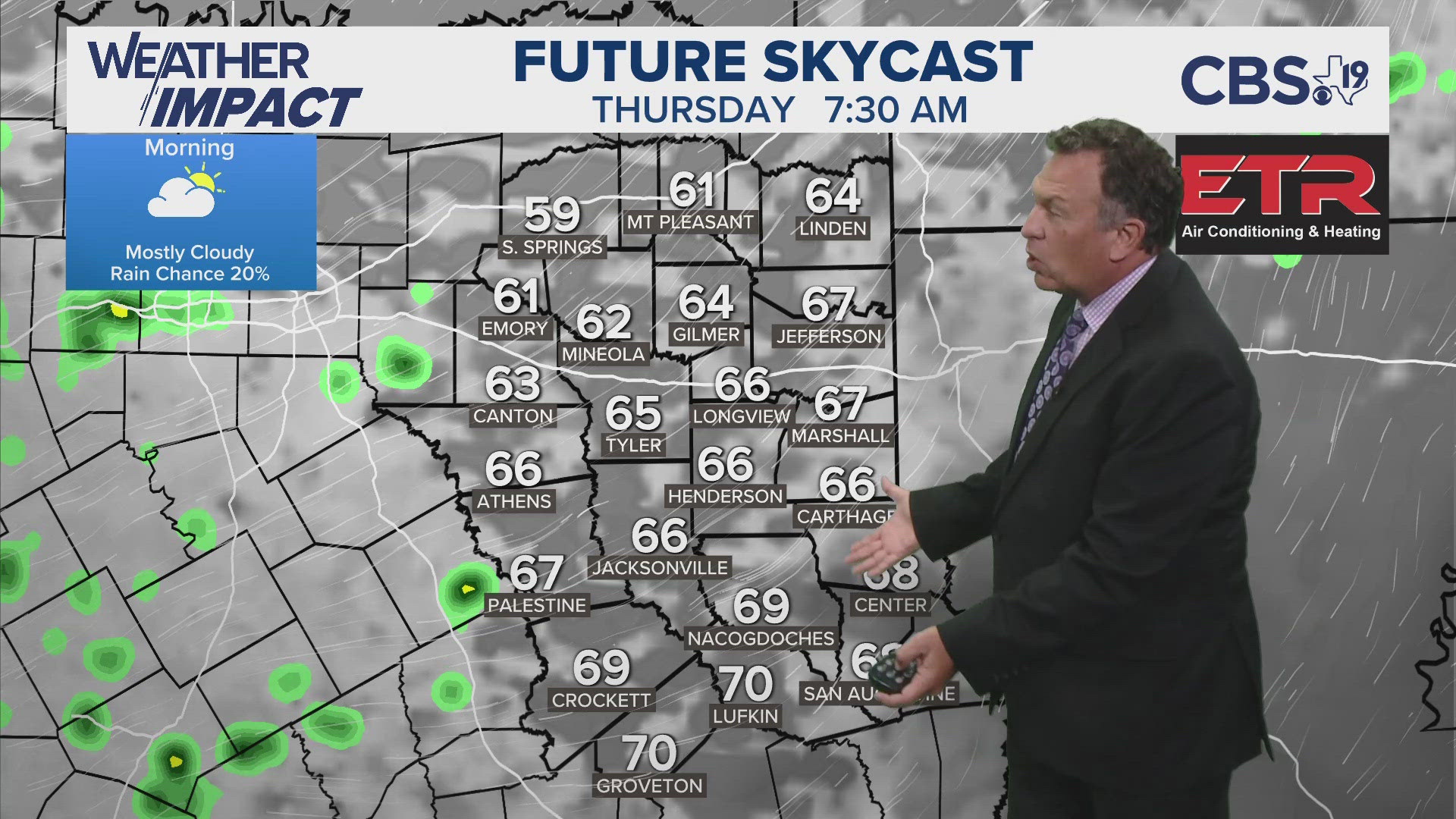 For the latest from the CBS19 Weather Experts, visit cbs19.tv/weather