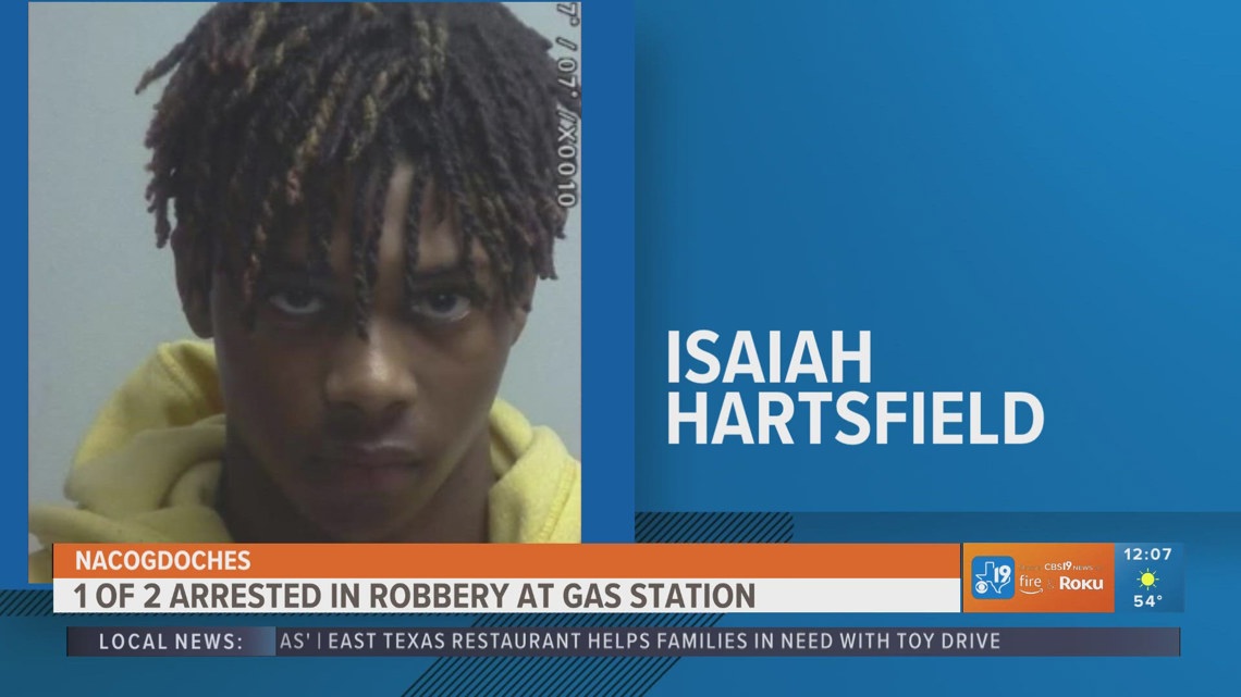 1 arrested, 1 at large after Nacogdoches gas station robbery cbs19.tv