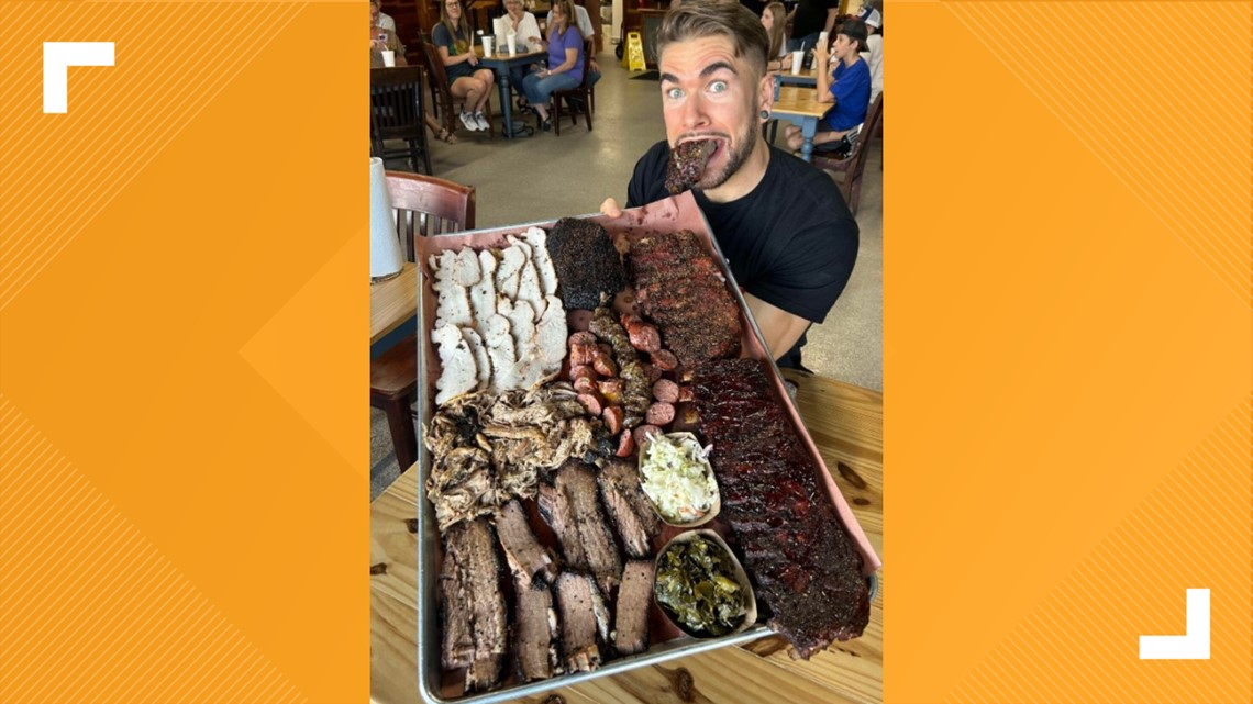 Competitive eater Joel Hansen devours East Texas BBQ - cbs19.tv