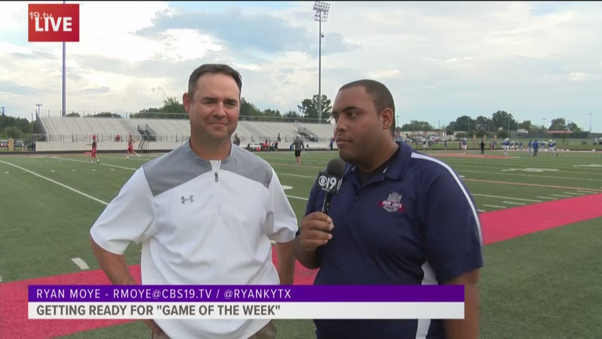 Under The Lights Lindale vs. Van Interview w/Coach Jared Moffat