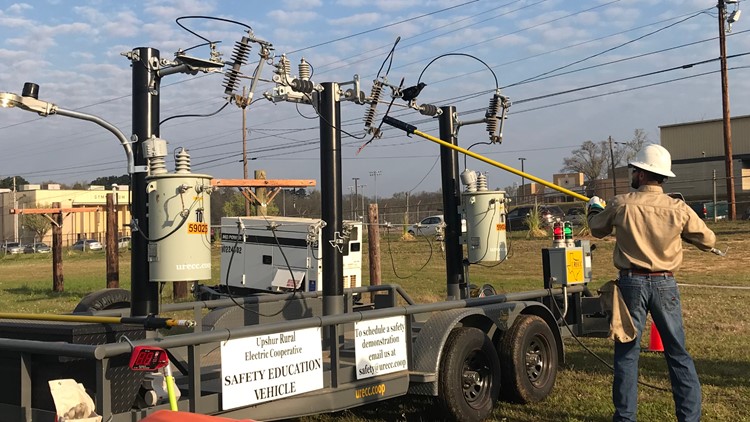 Upshur Rural Electric Cooperative Corporation puts on power line safety