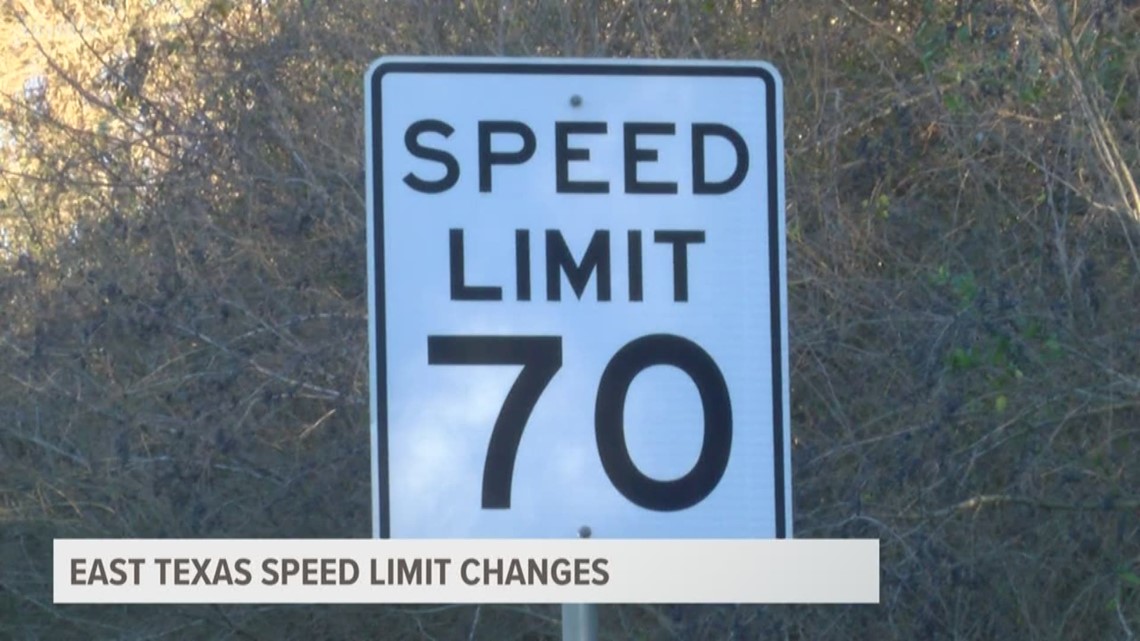 Speed limits to decrease on roadways in 3 East Texas counties | cbs19.tv