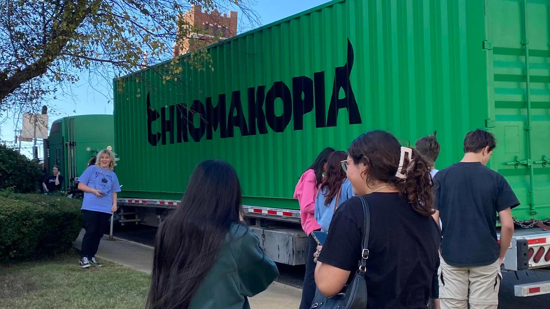 PHOTOS: CHROMAKOPIA truck stops in Tyler for photo opportunity | cbs19.tv