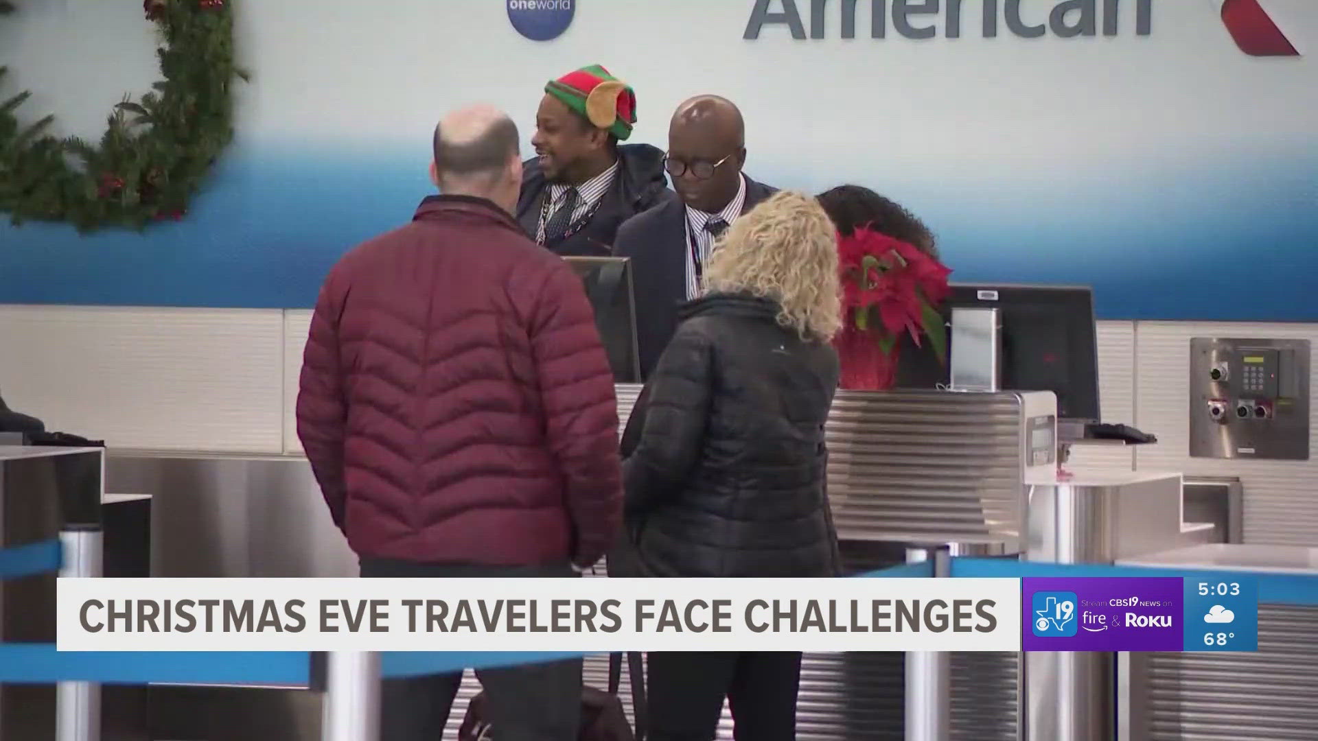 Christmas Eve travelers face challenges | cbs19.tv
