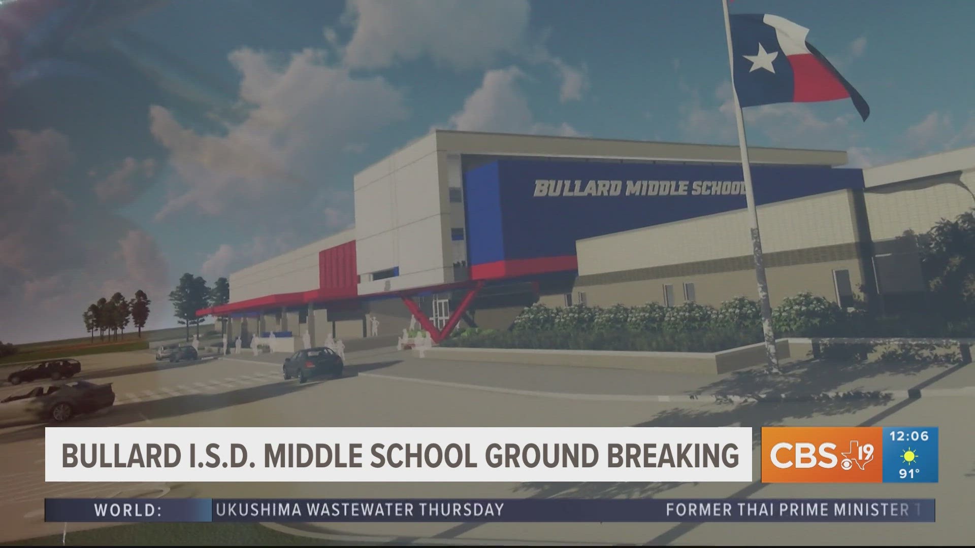 Bullard ISD celebrates groundbreaking for new middle school | cbs19.tv