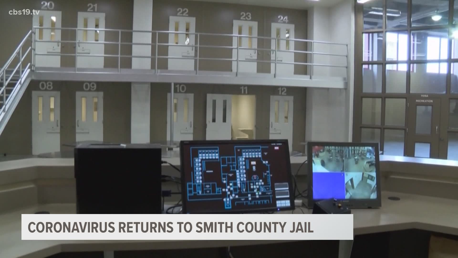The jail said it is working with NET Health officials to limit the spread of the virus.