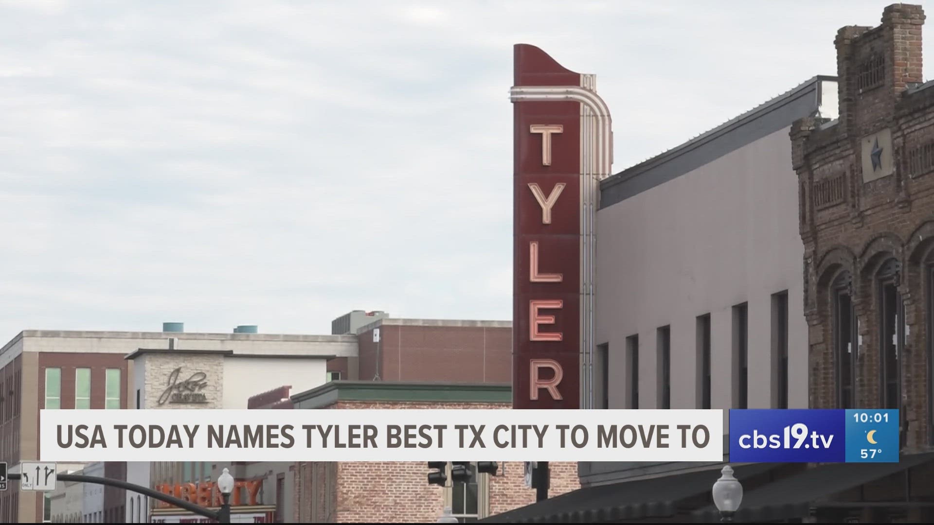 Smith and the folks at Visit Tyler are proud today after Tyler has been recognized as the top destination to move to in the Lone Star State.
