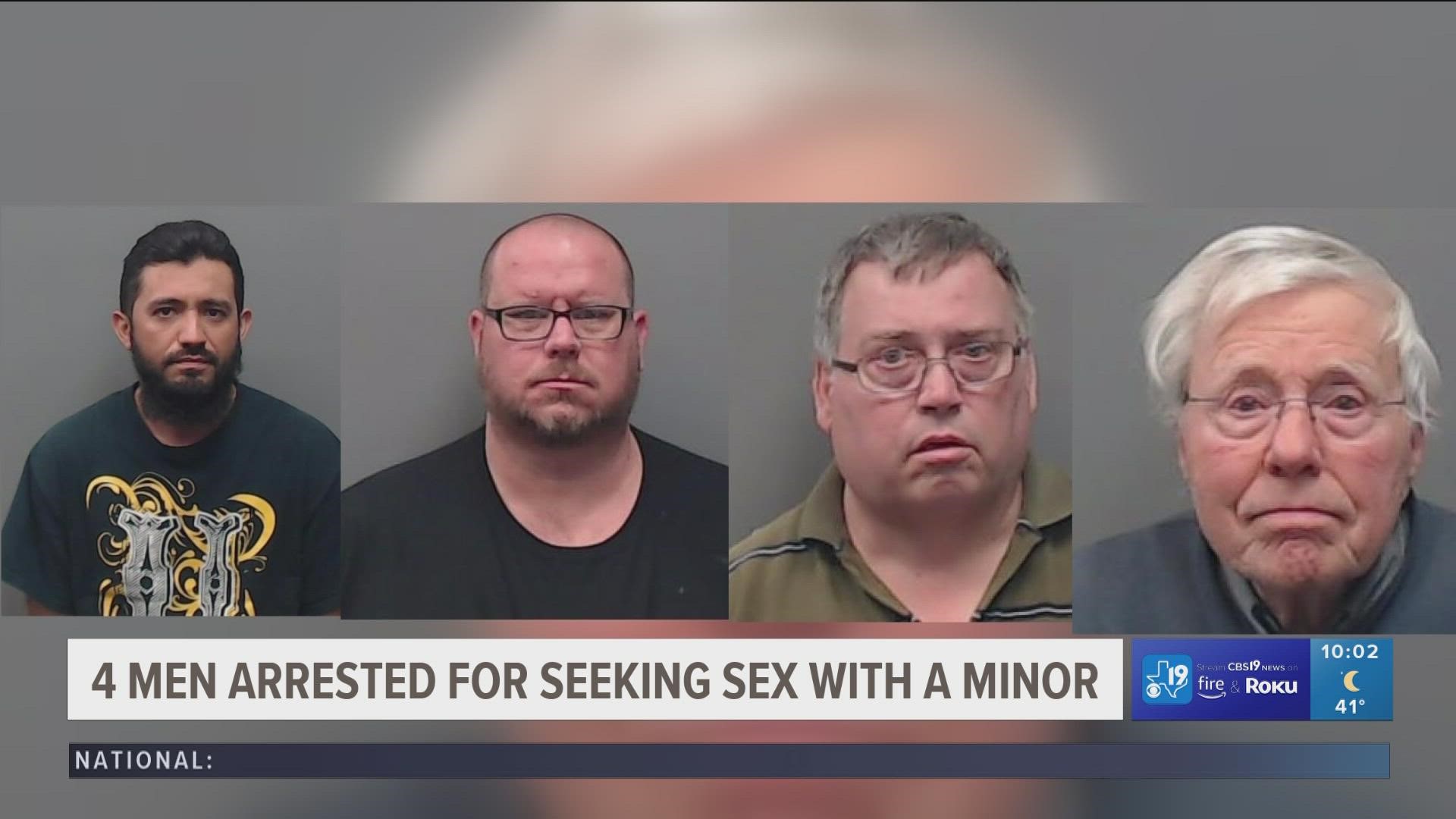 4 Smith County men accused of seeking sex with minor arrested in undercover operation