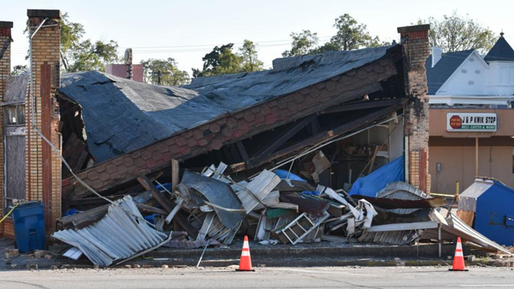 Plans being made to demolish building that collapsed in downtown Rusk ...