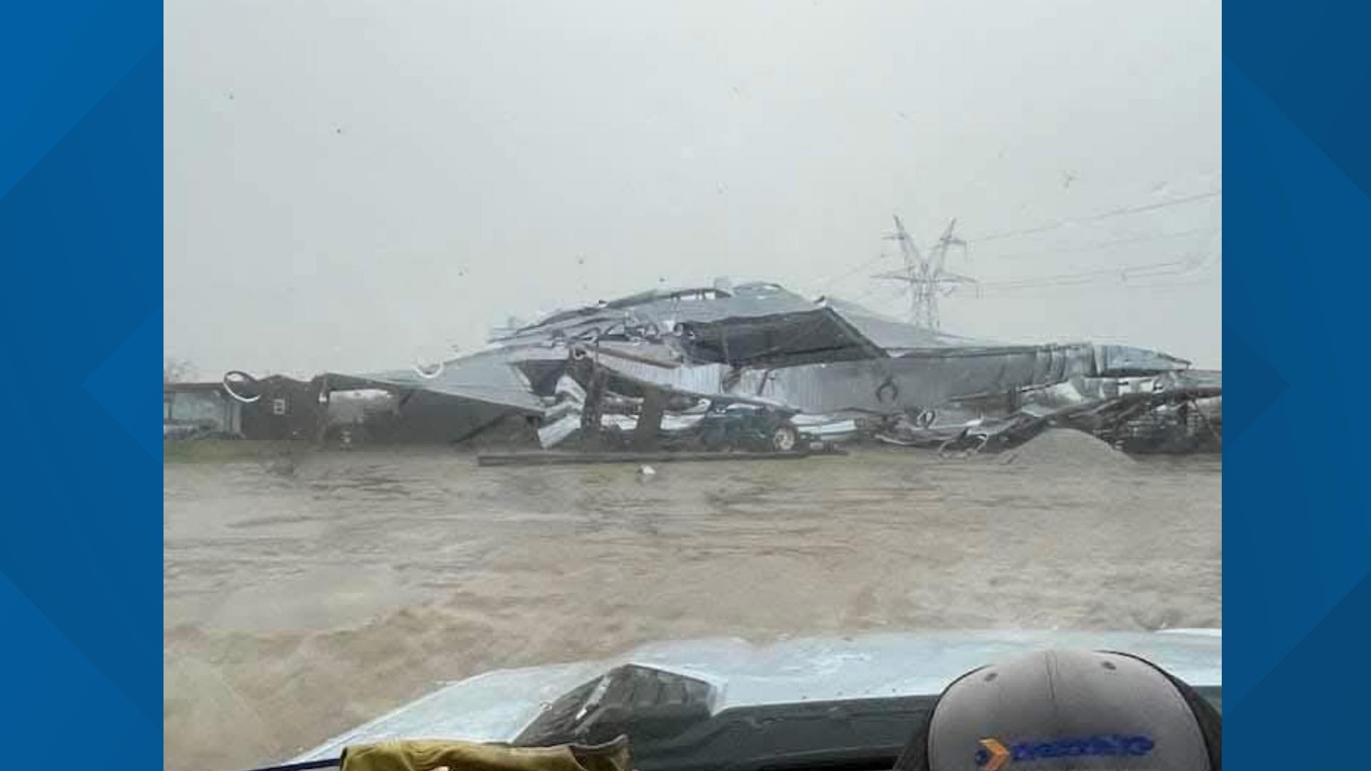 NWS reports fast straight line winds caused storm damage in Hopkins ...