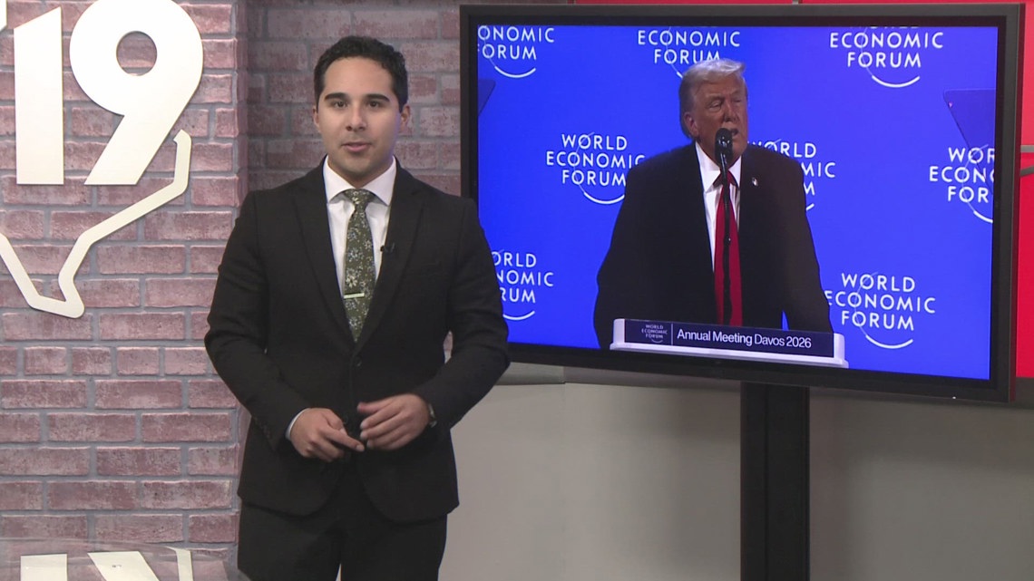 President Trump returns from World Economic Forum