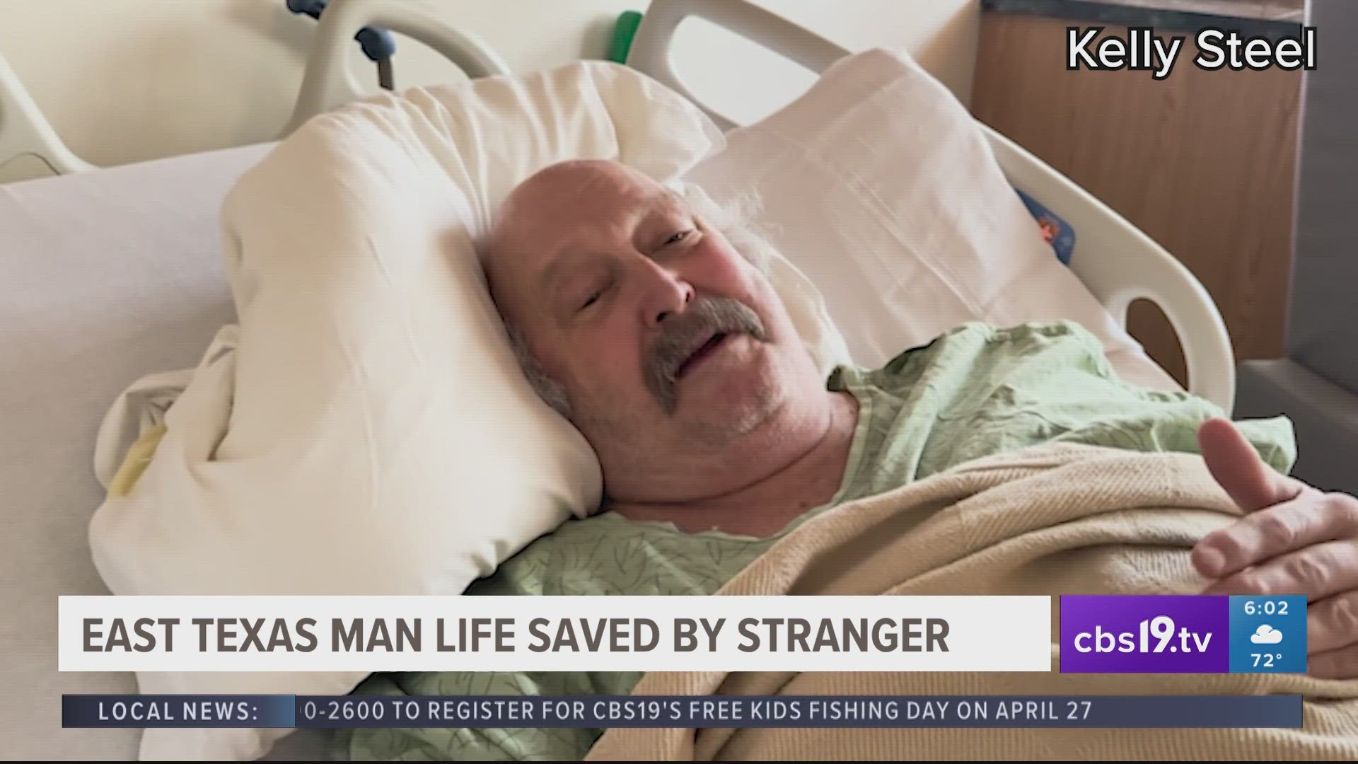 East Texas man recovering from heart attack, thankful to woman's life-saving actions at Tyler gas station