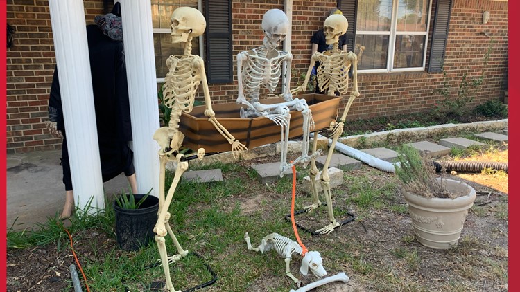 Our Favorite Halloween Decorations Spotted in the Charlotte Area