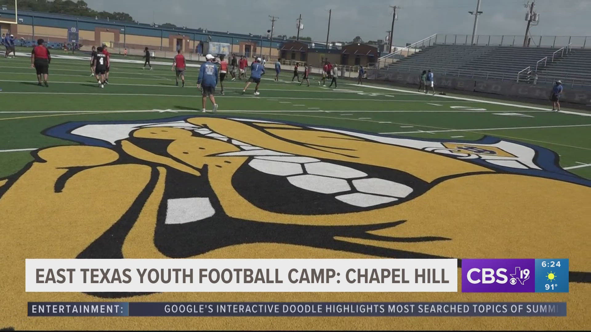 Chapel Hill hosted their annual youth football camp ranging from 4-15 years old