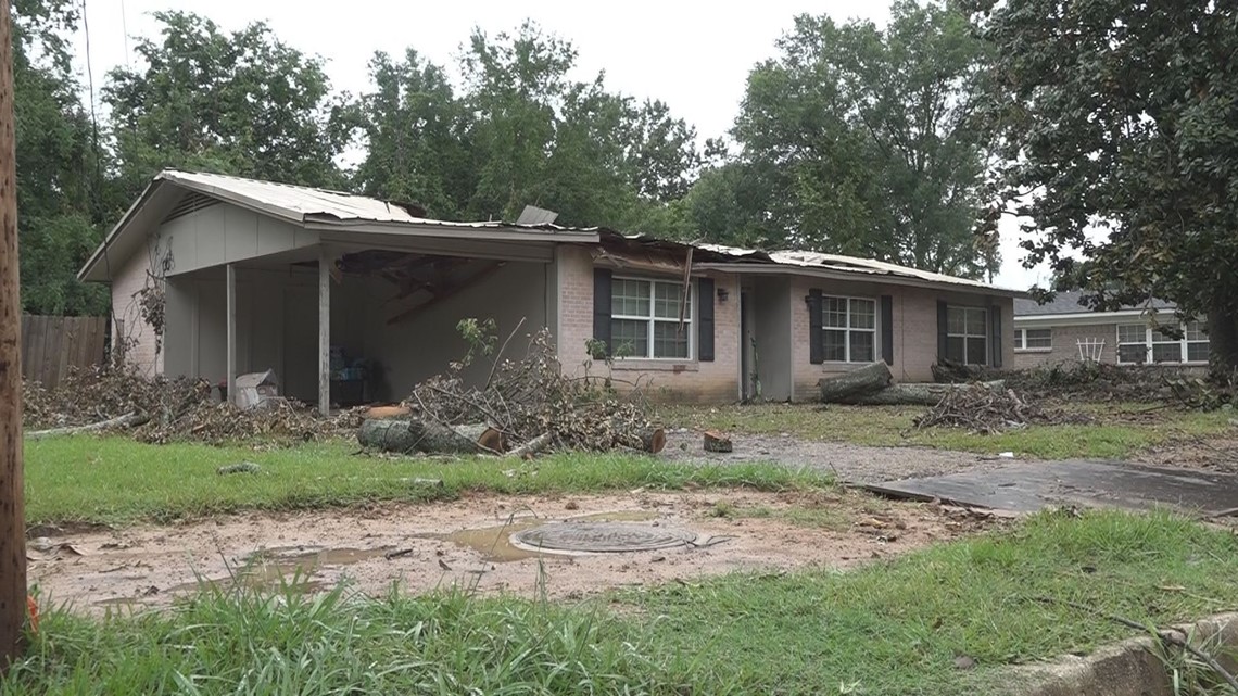 Longview family's home destroyed during intense storms | cbs19.tv