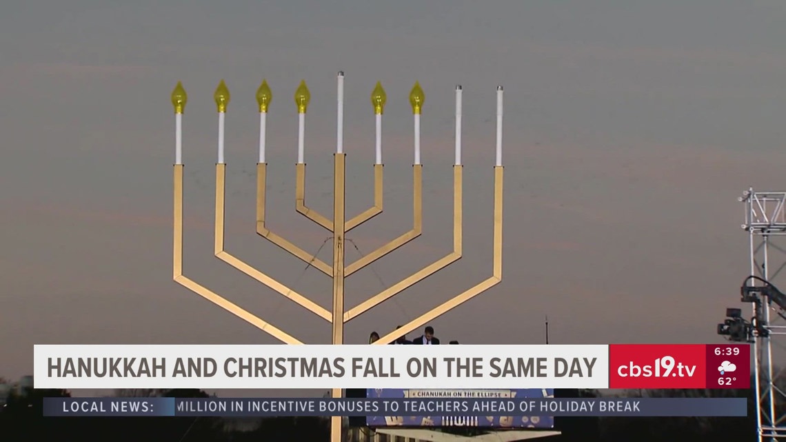 Christmas hanukkah on same day