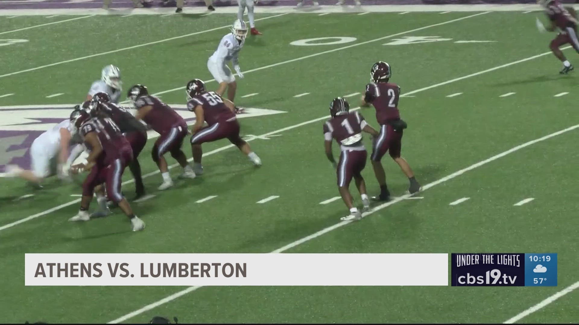 For more East Texas high school football action, visit https://www.cbs19.tv/under-the-lights.