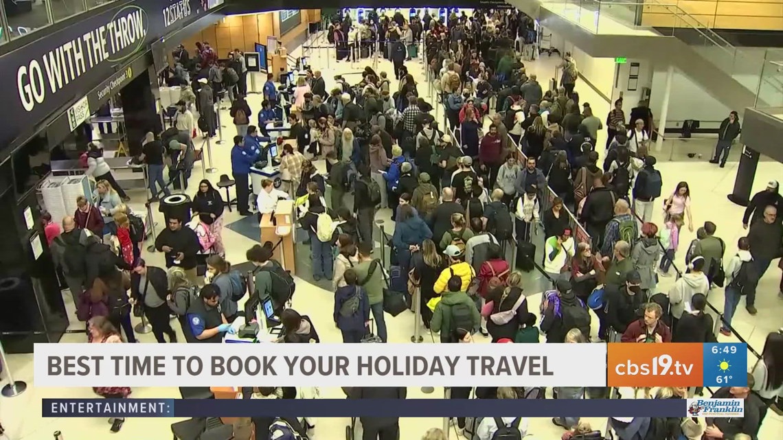 When is the best time to book your holiday travel?