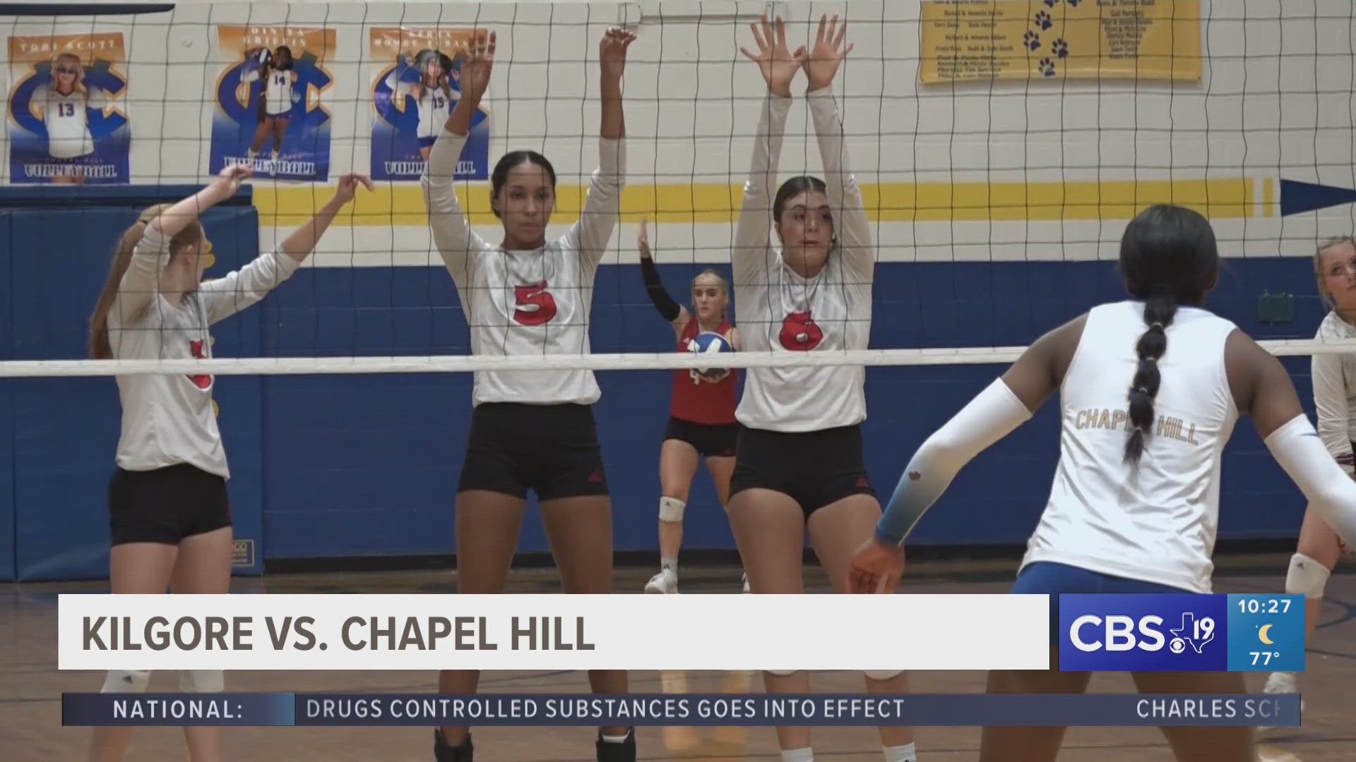 Chapel Hill hosted Kilgore for a Tuesday night district match up.