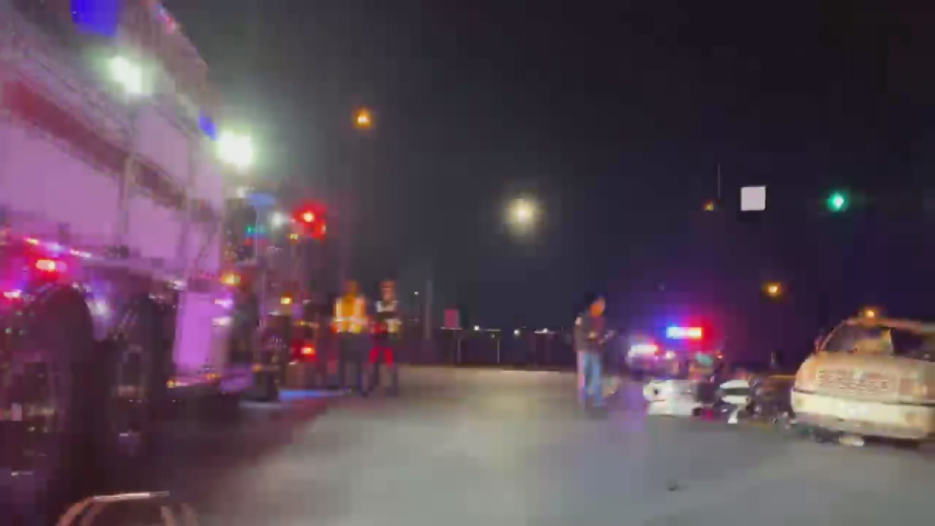 The Tyler Police Department is on scene of a major crash involving a motorcycle Thursday night.