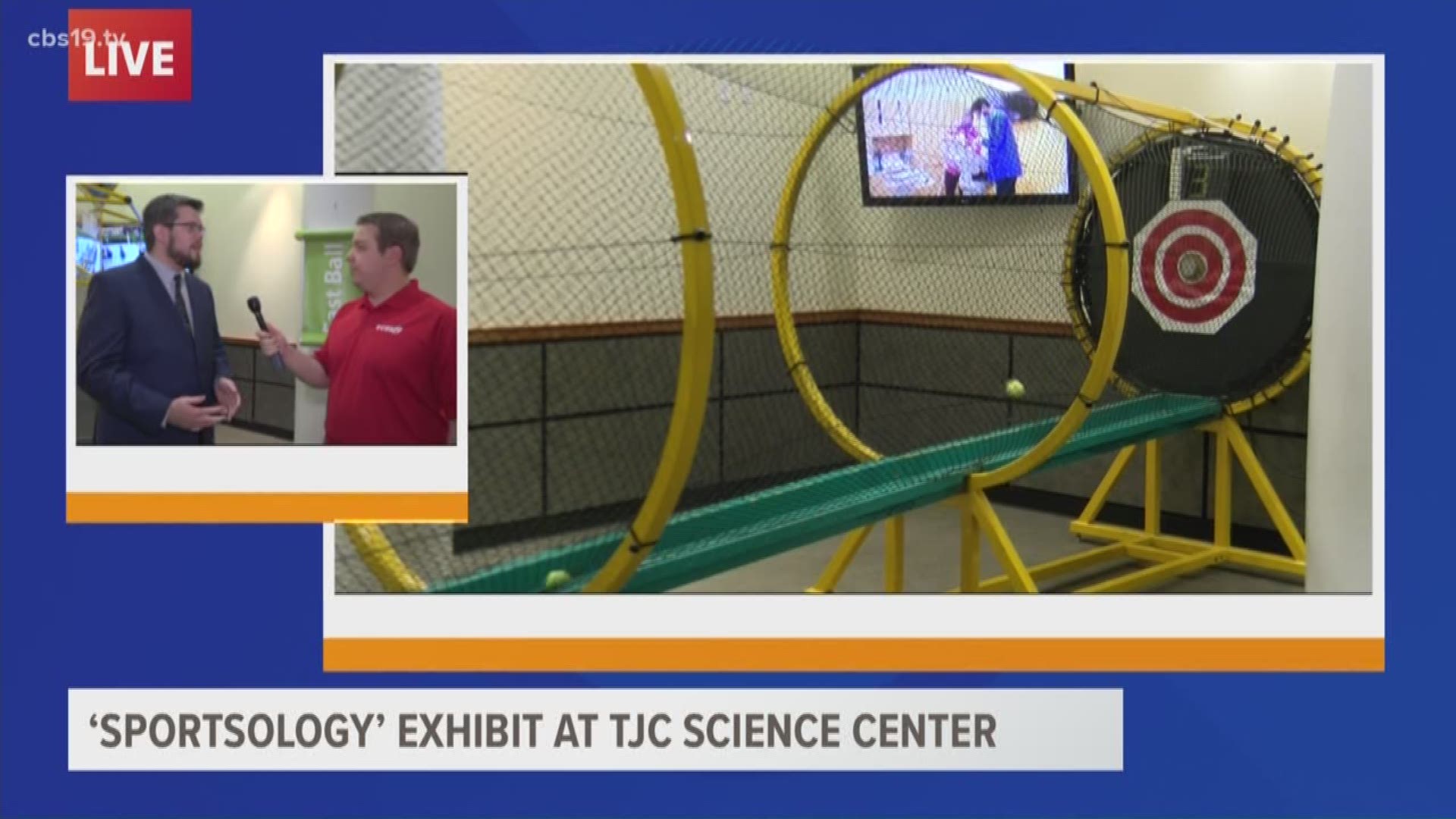 The TJC 'Sportsology' exhibit opens today and Meteorologist Michael Behrens got a first hand look today during The Noon Show! Check it out! 