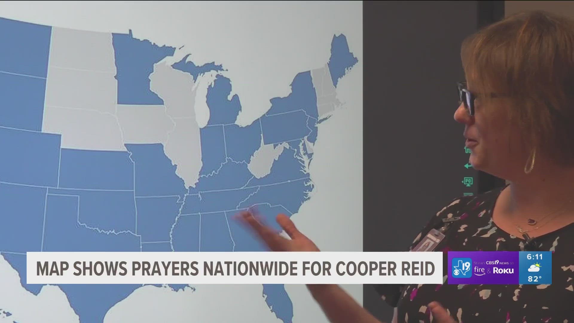 As Troup high school junior Cooper Reid continues his healing journey there have been lots of prayers in east Texas and beyond.