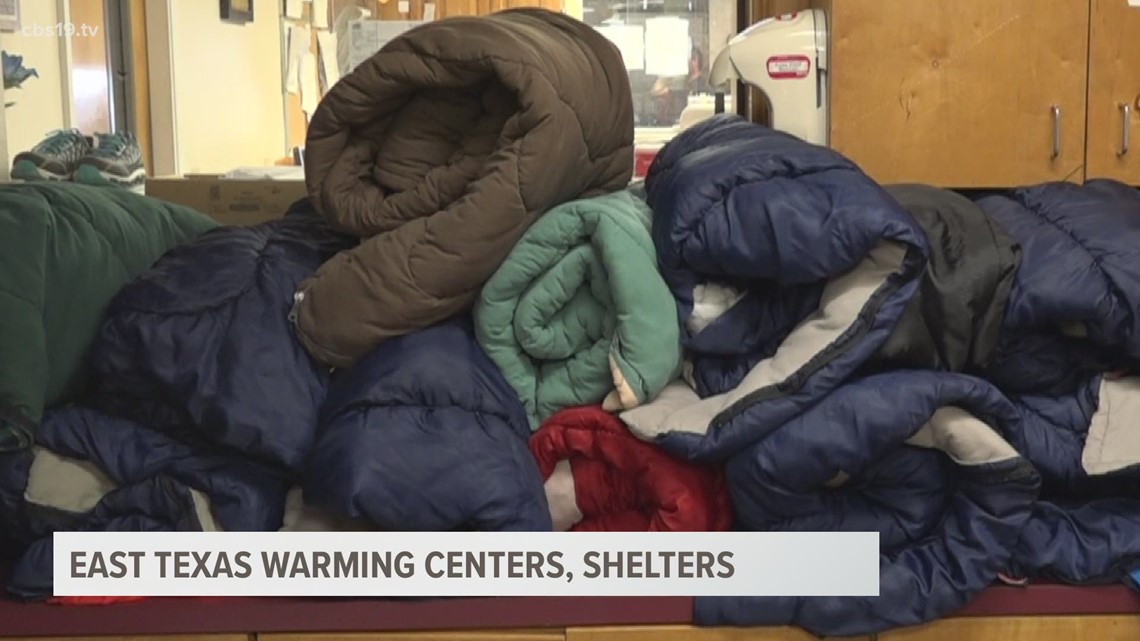 Warming shelters in East Texas cbs19.tv