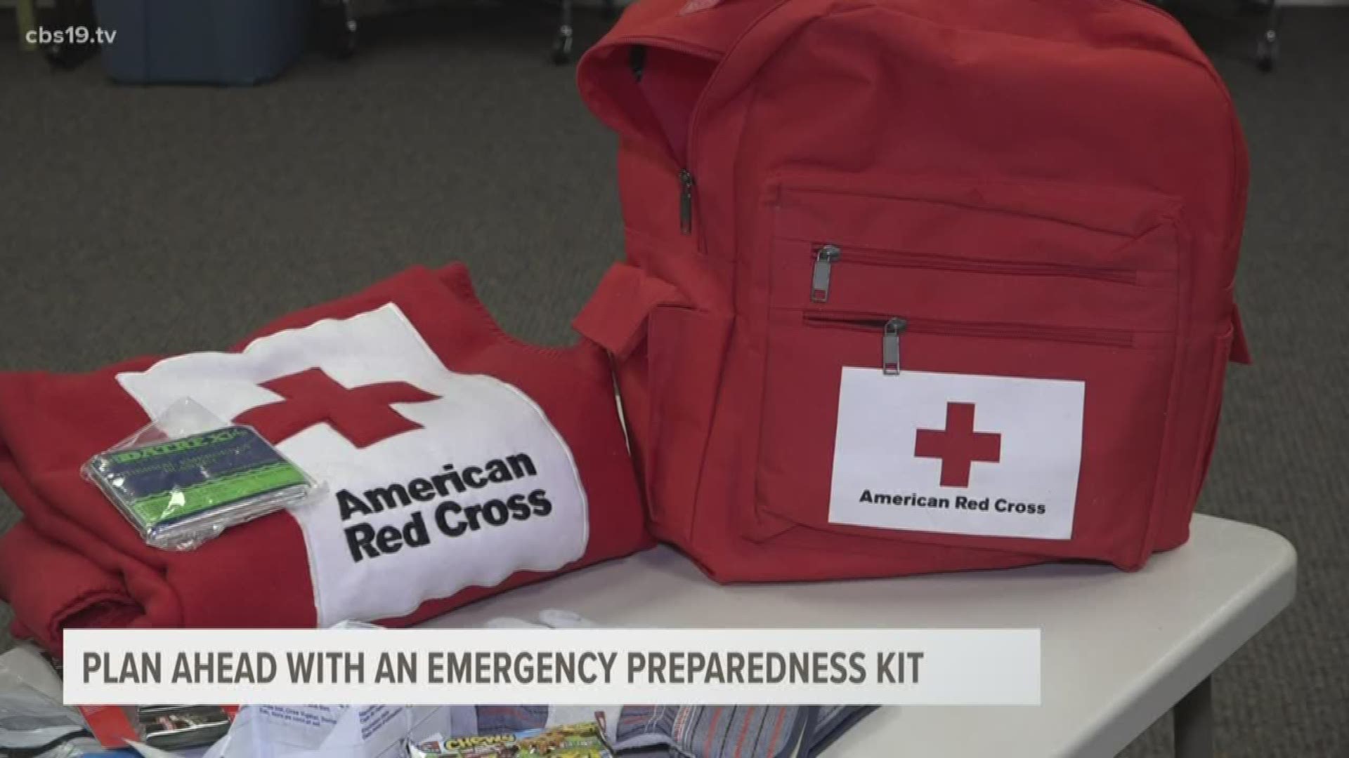 In the event of a natural disaster the American Red Cross suggest having an emergency kit handy and ready to go.