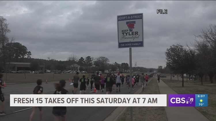 Fresh 15 race set for Saturday morning in Tyler, proceeds going toward East Texas nonprofits