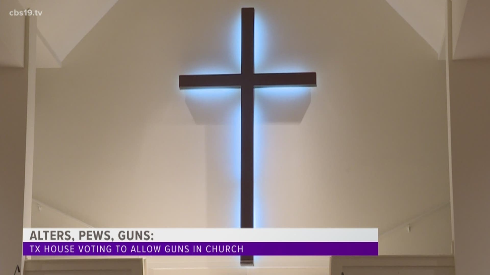 Senate Bill 535 would allow licensed handgun owners to carry their weapons to places of religious worship.