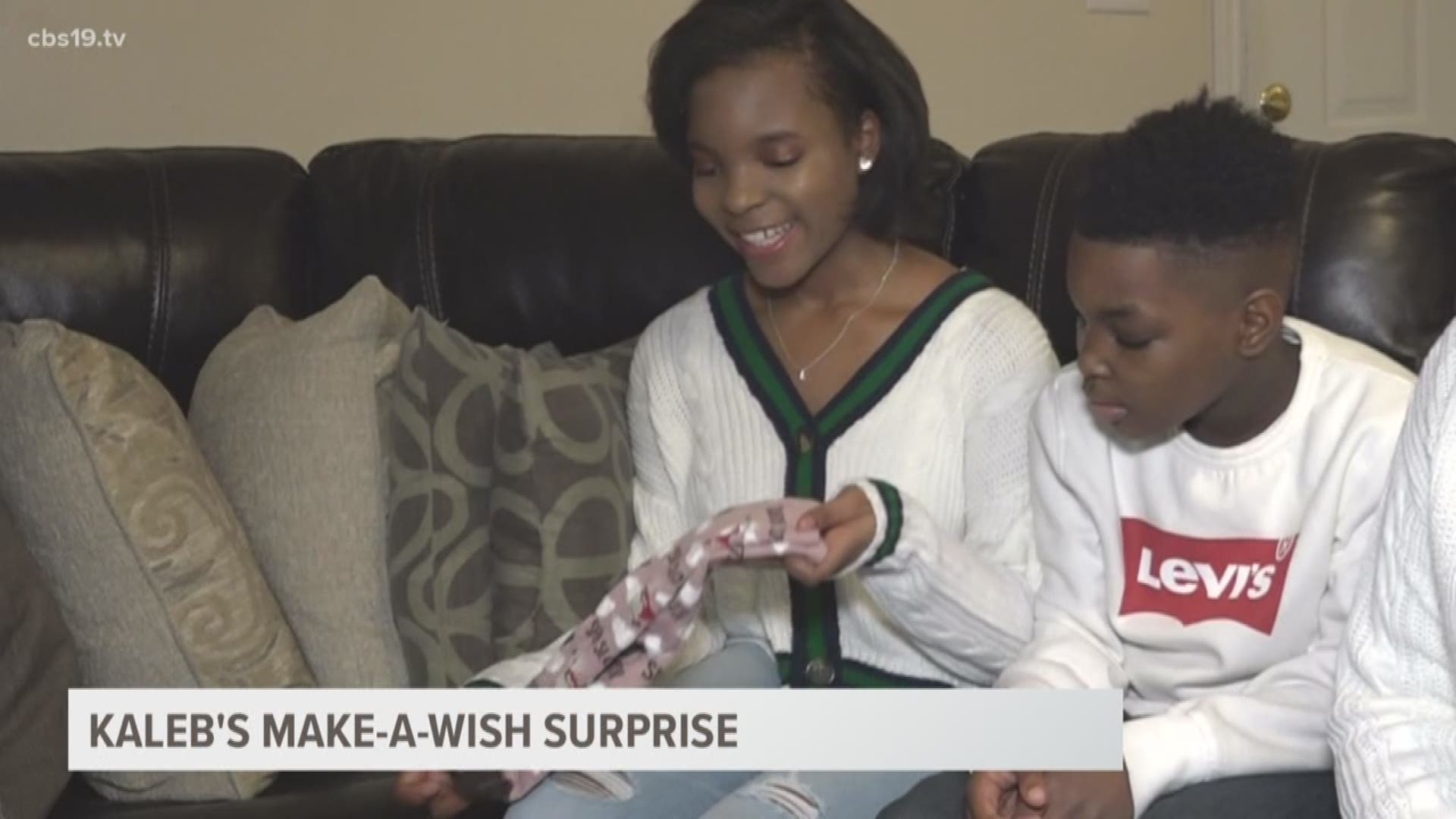 What they didn't know is Kaleb suffered from lymphoma but he never let that bring him down. 
on Friday make a wish surprised him with a trip to Disney!