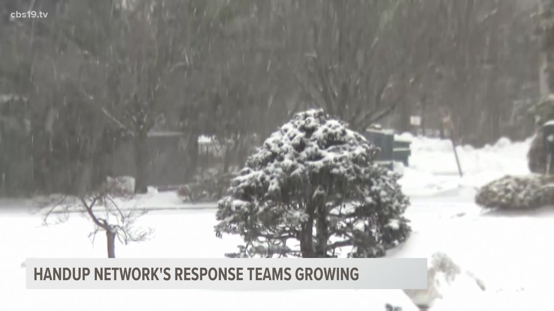 The HandUp Network is looking to grow its response teams to assist with severe weather season.