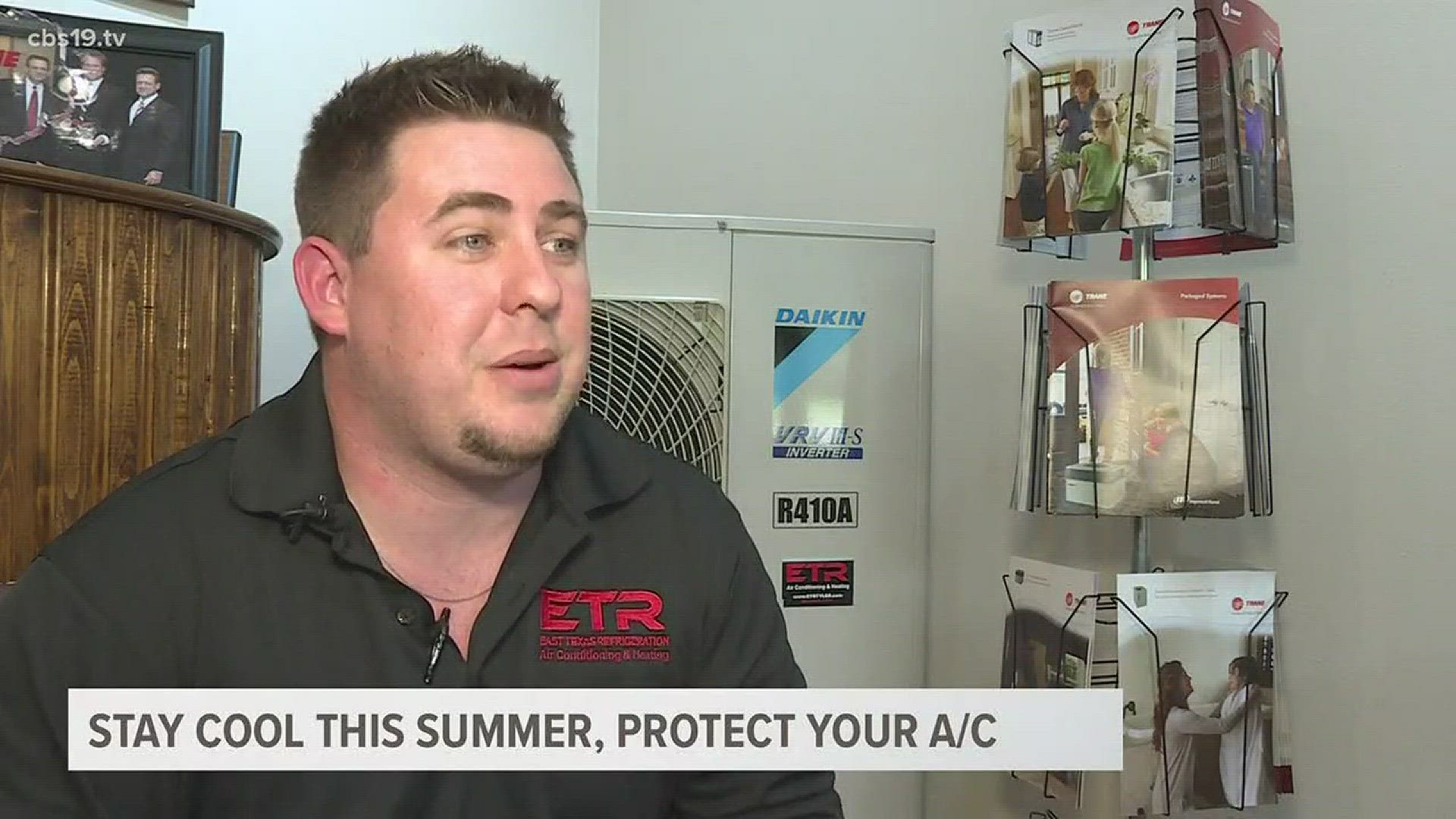 Maintain your a/c or it could break in the summer heat.