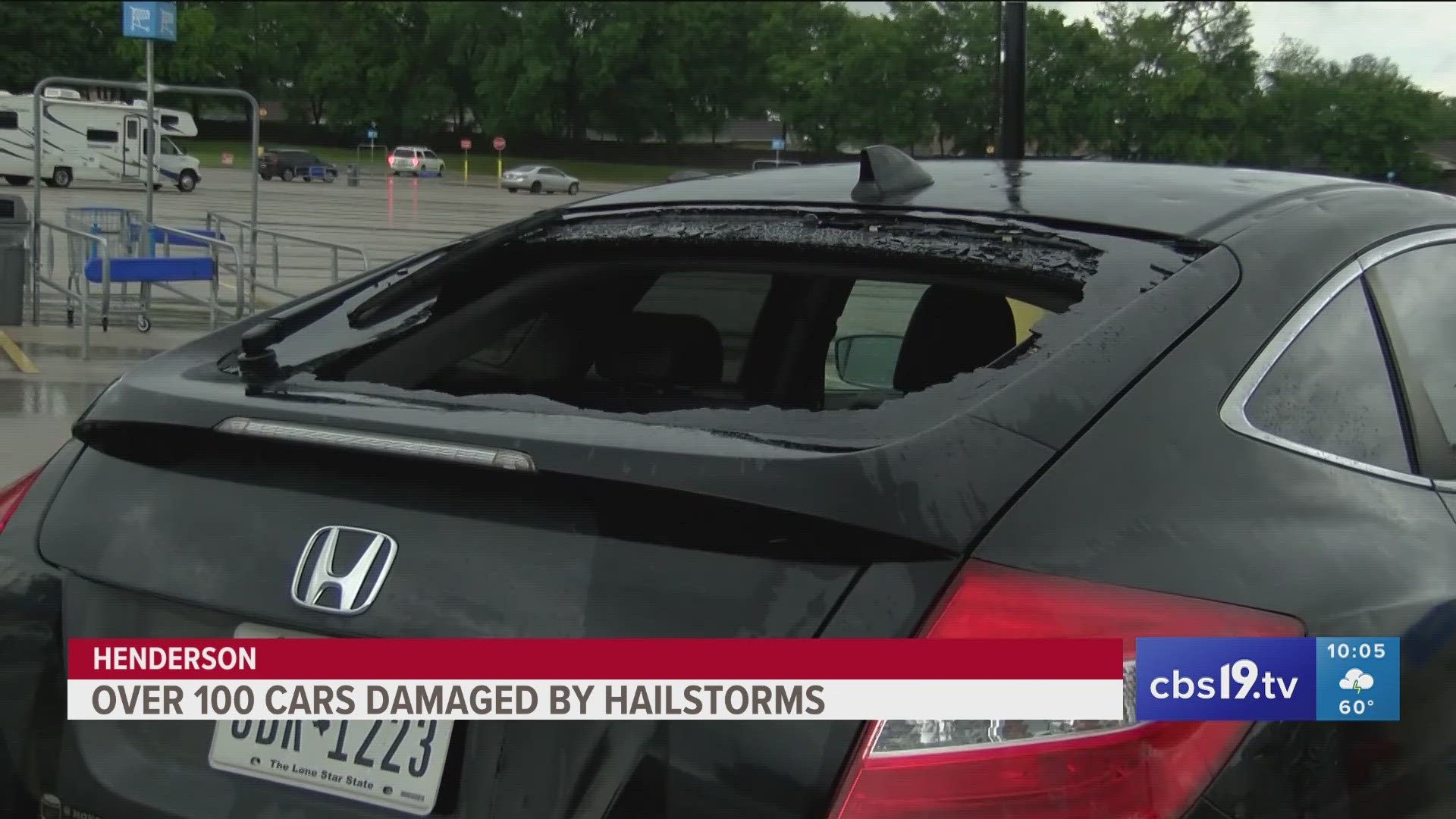 Over 100 cars damaged in Rusk County during hailstorm