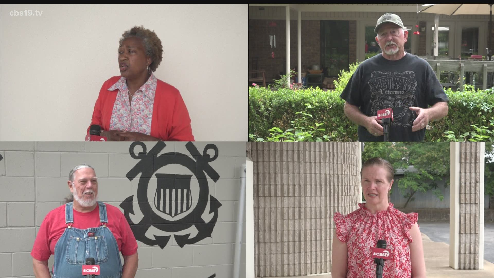 CBS19 spoke with four veterans representing three different branches of the military.