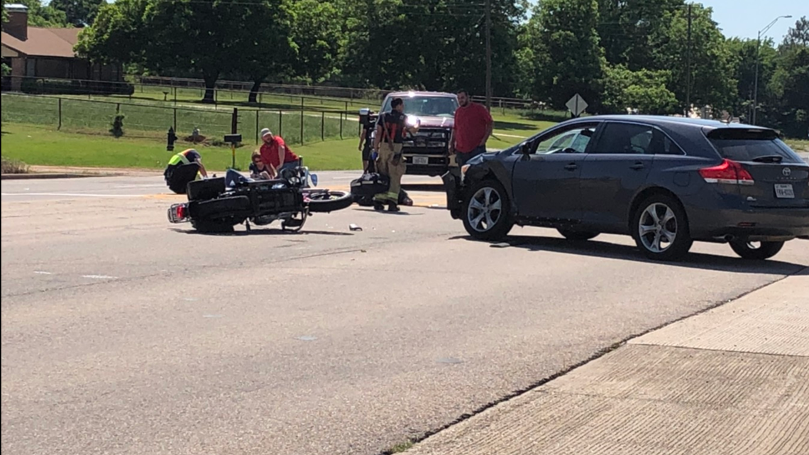 Emergency crews responding to SUV vs. motorcycle crash on Highway 64