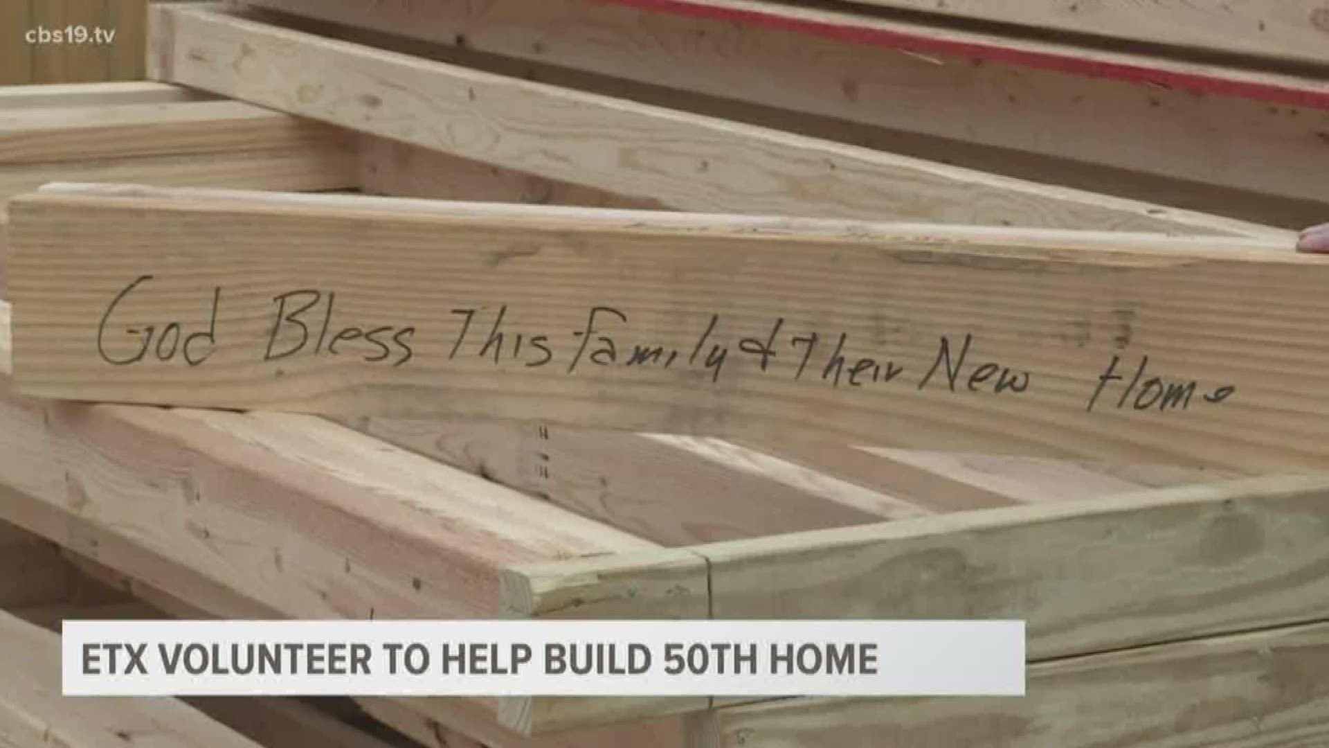 Bob Beckley has been a volunteer for Habitat of Humanity of Smith County since 2004 and after he helps build his 50th home, he’ll be putting down the tools.
