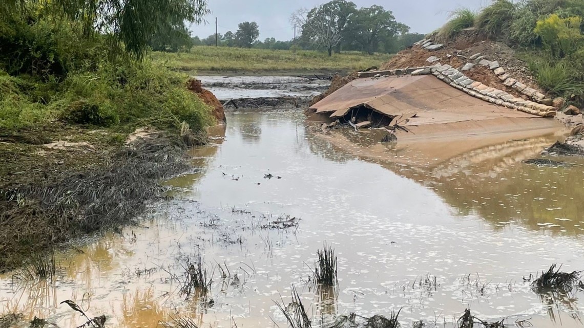 OFFICIALS CR 463 near Lindale reopened following flooded roadway