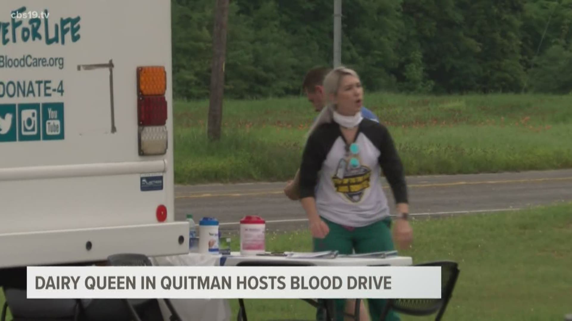 Quitman Dairy Queen, Carter Bloodcare draw larger than expected crowd