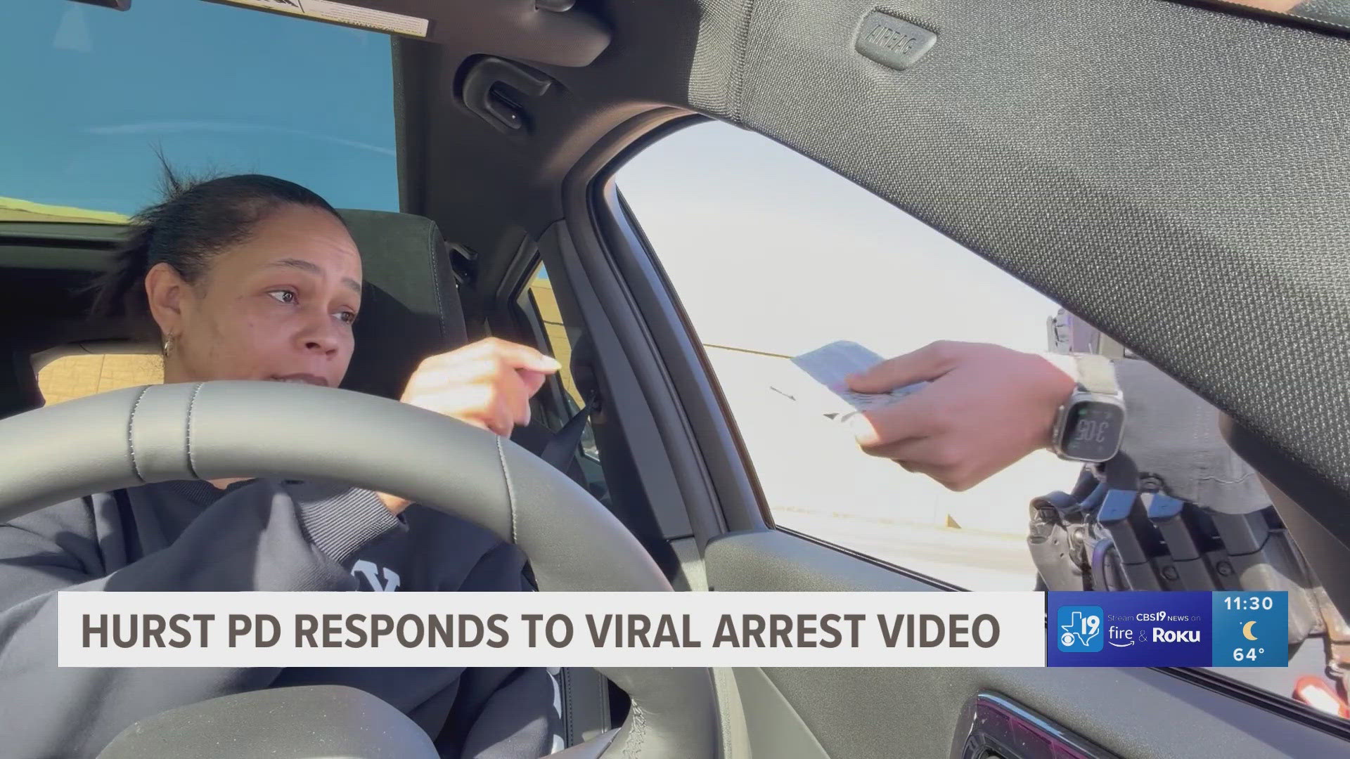 Body camera shows footage of viral Texas traffic stop where woman was ...