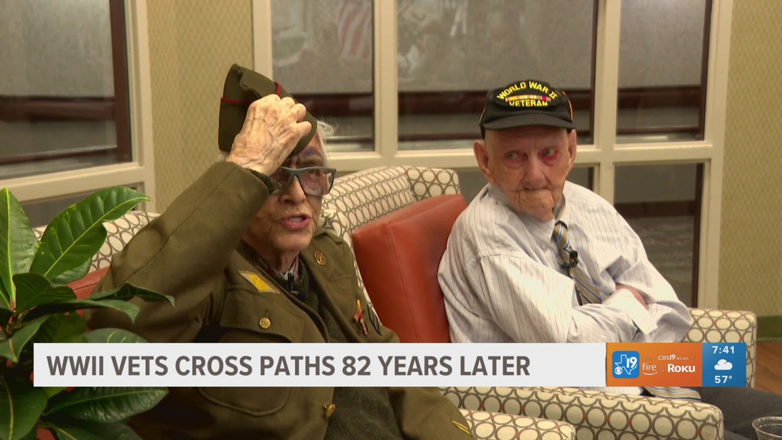 World War II veterans cross paths 82 years later