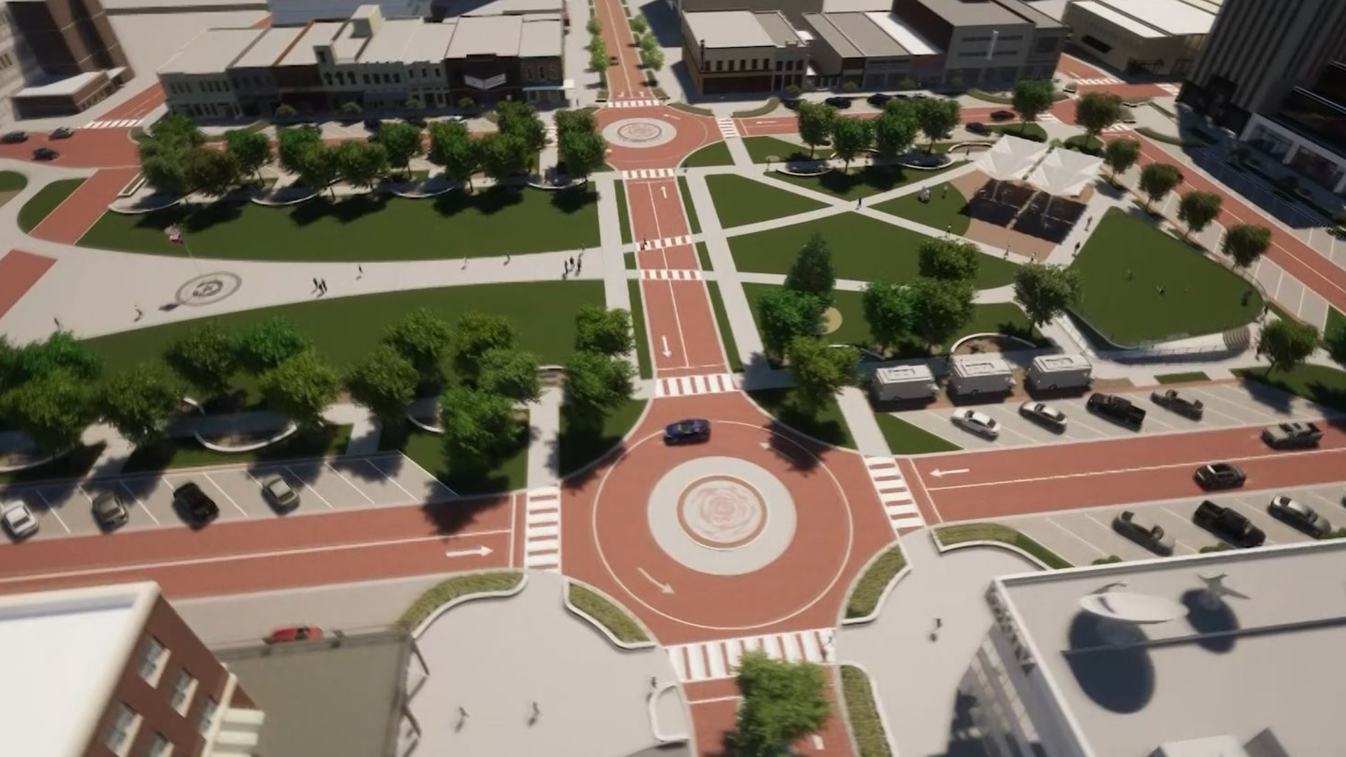Fitzpatrick Architects presents downtown Tyler square revitalization renderings