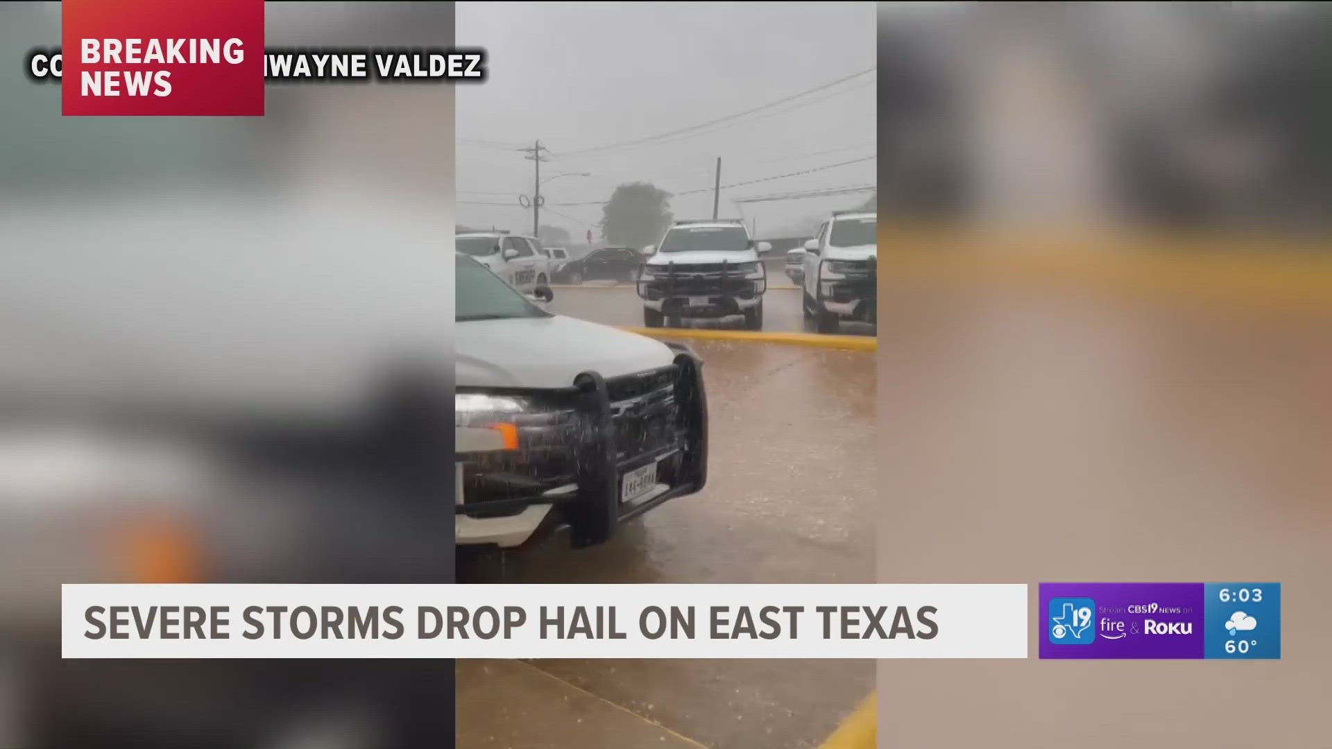 Rusk County Sheriff talks about damaged units from hail storm cbs19.tv