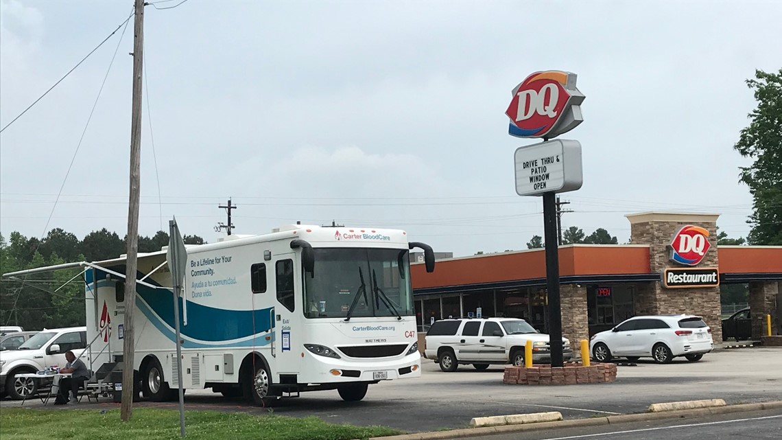 Quitman Dairy Queen, Carter Bloodcare draw larger than expected crowd