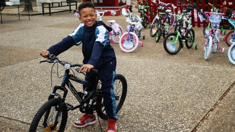 Local youth foundation gives children bikes for Christmas