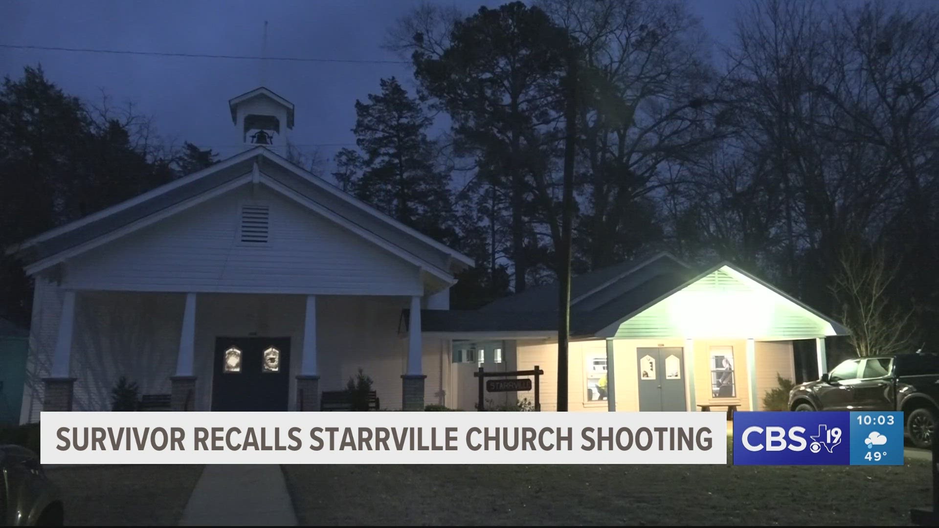 William "Mike" Sellars was shot six times after finding his pastor at Starrville Methodist Church murdered.