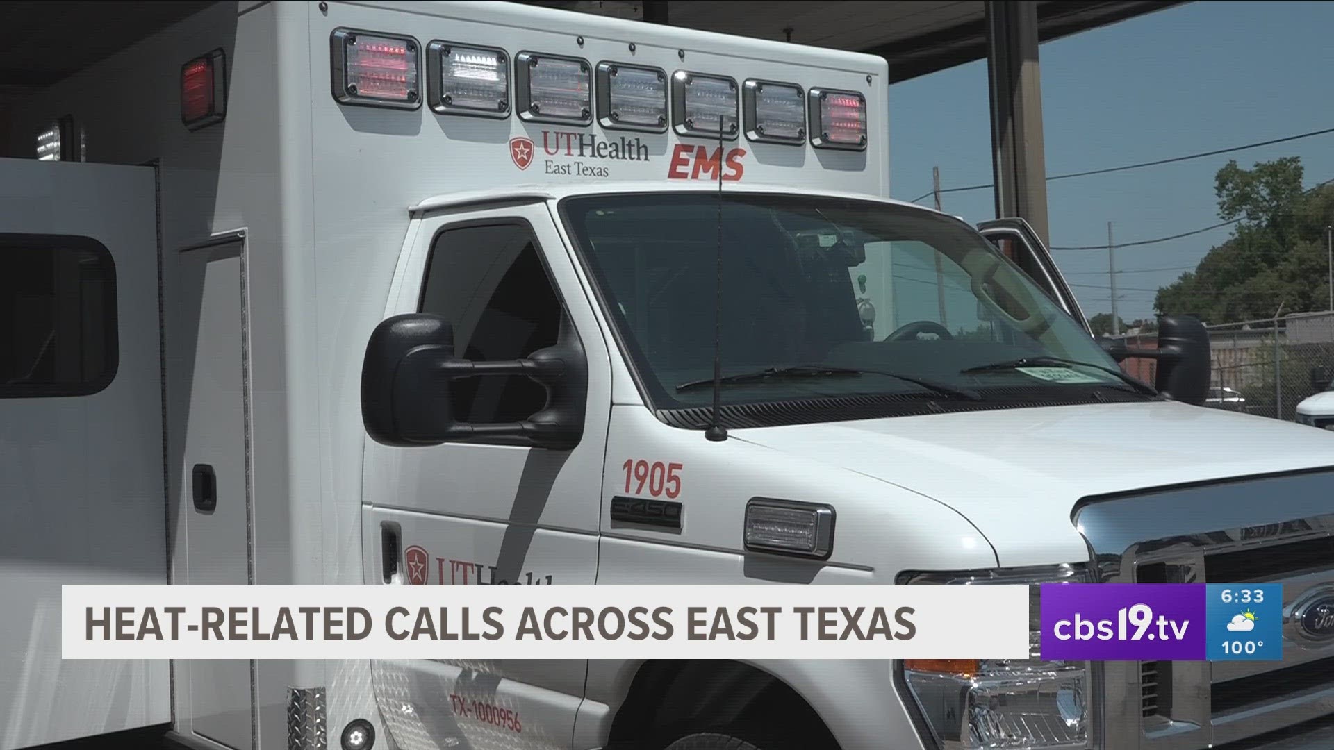 UT Health East Texas has seen an increase heat related illness calls this Summer