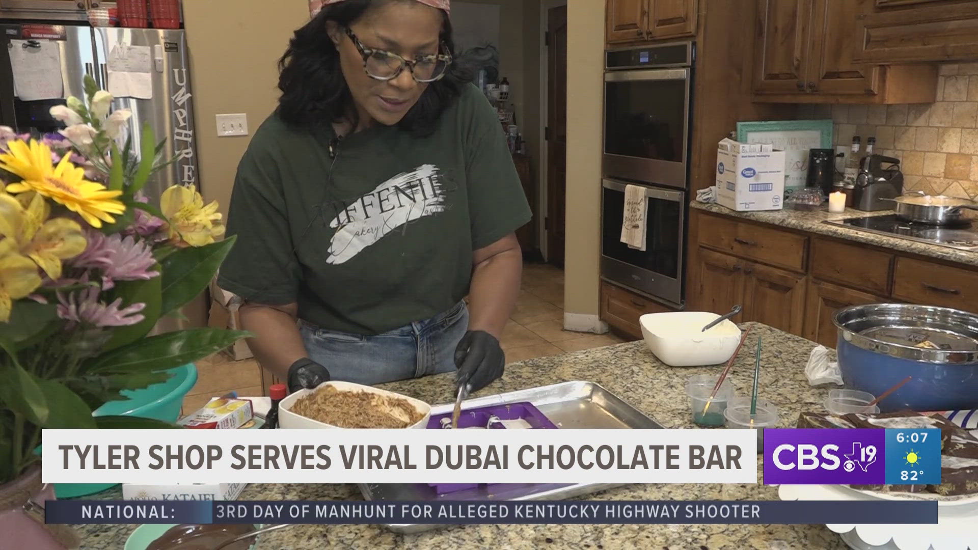 Tiffenii Mumphrey has been baking all her life, but she never thought it could be her full-time job. Now, her orders have been flooded with Dubai chocolate treats.