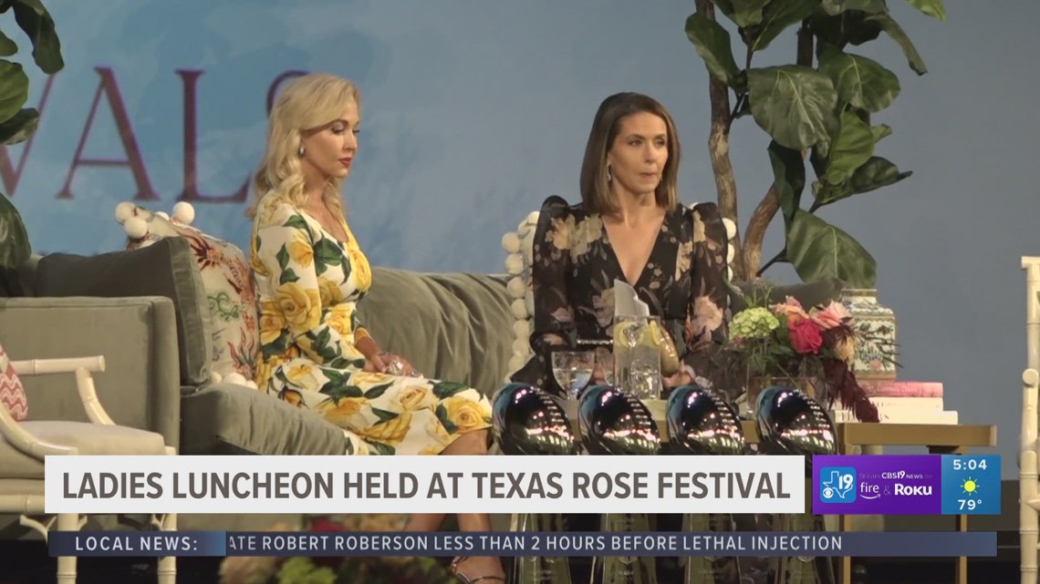 Wife of Kansas City Chiefs owner speaks at rose festival luncheon